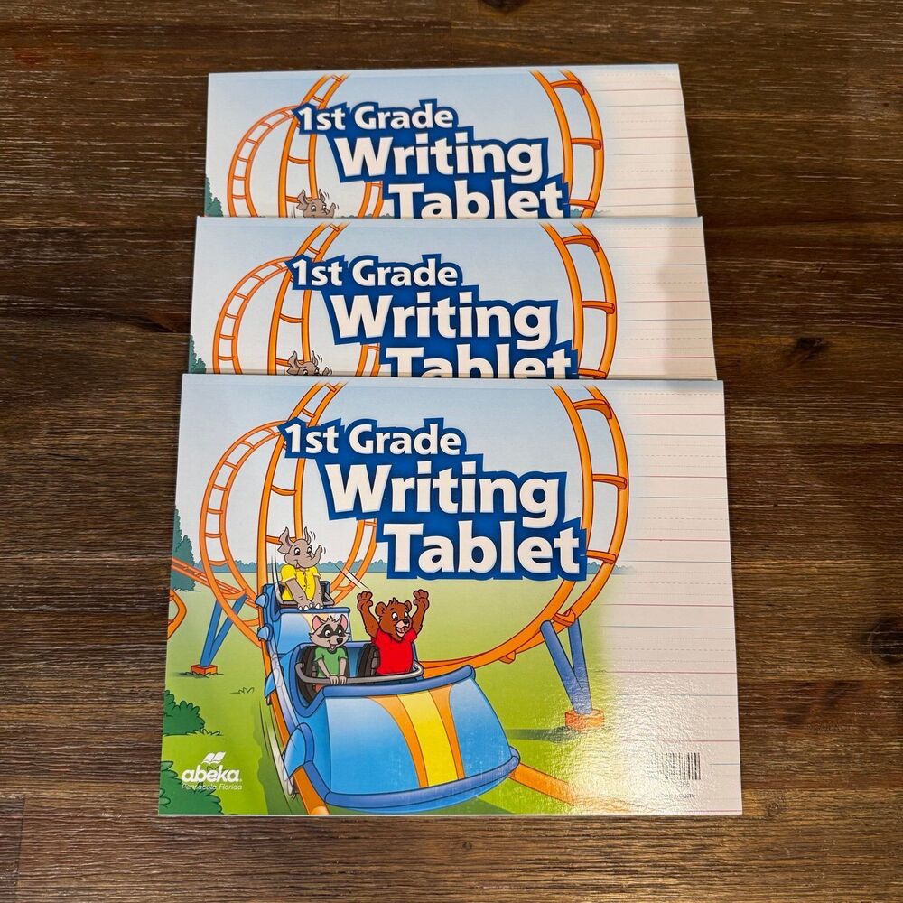 Abeka 3 Pack 1st Grade Writing Tablet Educational Workbook NEW Homeschool